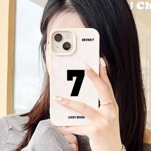 FASHION CASE for IPHONE 11 14 PRO รูปแบบตัวเลข กันน้ำ ป้องกันฝุ่น ป้องกันเถ้า รูปแบบ TPU เหมาะสำหรับ iPhone 11 14 12 13 PRO MAX X XS XR XSMAX 7G 8G SE2 SE3 7 8 Plus 12 13 MINI