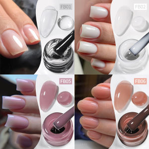 BORN PRETTY | BORN PRETTY Fiber Rubber Base Gel Nail Polish 10ml Construction Gel Varnish Reinforce Thin Nails Semi Permanent Gel