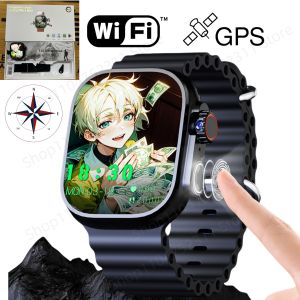 S10 Ultra 3 MAX Touch ID Smartwatch 4G/5G LTE Smart Watch With Rotating Camera GPS WIFI Health monitoring Compass NFC App Store
