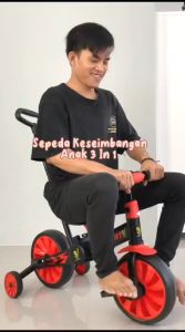 Sepeda Keseimbangan Anak 3in1 Model Terbaru Tahan Beban Hingga 50Kg