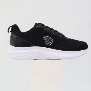 DONEWELL SEPATU SNEAKERS SEKOLAH PRIA DEWASA JADEN HITAM POLOS FULL BLACK HITAM HITAM