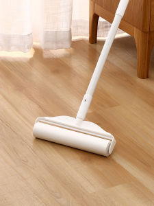Long Handle Sticky Hair Remover Roller Paper Dust Absorbing Brush for Home Use Hair And Dust Removal Cleaning Tool