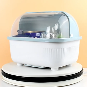 ที่คว่ำจาน ที่คว่ำขวดนม กล่องใส่จานชาม กล่องใส่ช้อนส้อม อุปกรณ์เครื่องครัว ป้องกันฝุ่นและแมลง พลาสติกคุณภาพสูง