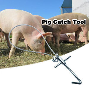 Stainless Steel Pig Catch Tool Pig Rope Pig Holder Hog Catcher Adjustable Pig Snare Trap
