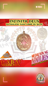 INFINITO DEUS & HOLY EUCHARIST MEDALYON - BATHALANG INFINITO AT SANCTISSIMO