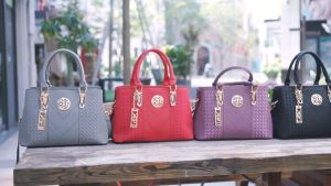 กระเป๋ายุโรปและสหรัฐอเมริกาแนวโน้มด้ายเย็บกระเป๋าถือกระเป๋าสะพายแฟชั่นความจุขนาดใหญ่