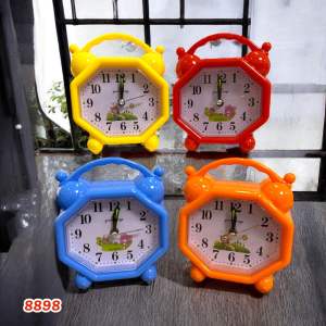 Đồng hồ báo thức để bàn nhựa màu đẹp báo thức kêu tít tít