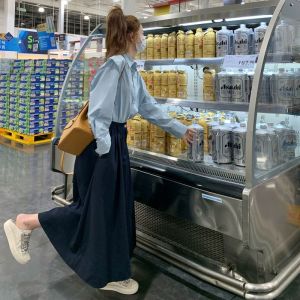 Autumn Clothes Matching a Set of Plus Size Plus Size Ladies Flab Hiding Slimming Dress Younger Fashion Business Two-Piece Set Womens Clothes