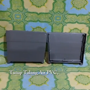 Tutup Talang PVC Abu 4 inc
