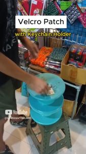 Tec40 SOUTH KOREA VELCRO PATCH 50x35mm with Keychain Holder พวงกุญแจ อาร์มตีนตุ๊กแก ARMBAND MADE IN THAILAND Tec40store