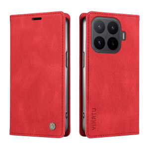 szhaiyu | Leather Wallet with Card Holder Magnetic Flip Phone Case for Xiaomi Mi 15 15T 17 17T Pro Max Ultra Stand Book Protective Cover