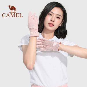 Lạc Đà ngoài trời UPF50 + Găng tay bảo vệ chống nắng thoáng khí chống trượt Găng tay cảm ứng