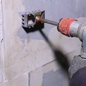 Máy khoan lỗ vuông Máy đục lỗ vuông di động đa chức năng Quà tặng Công cụ khe cắm hình chữ nhật Bit lỗ bê tông cho hộp nối 86 loại