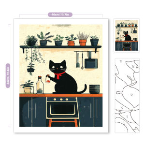 Painting By Number Adults Simple Painting of Animal Bird Hair For Beginner Markers By Numbers Picture Drawing Wall Art