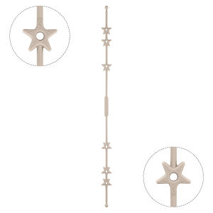ห่วงโซ่คลิป empeng silikon สำหรับเด็กมีสีห้อยของเล่นสำหรับกัดอุปกรณ์เสริมสำหรับรถเข็นเด็ก
