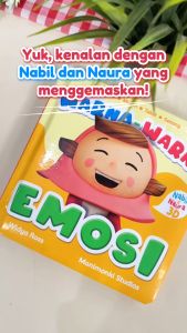 Seri Nabil Naura 3D Warna-Warni Emosi Boardbook | Buku Cerita Anak 1-5 Tahun