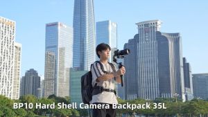 ULANZI BP10 Hardshell Camera Backpack Waterproof Photography Camera Case Anti Theft Travel 35L B012GBB1