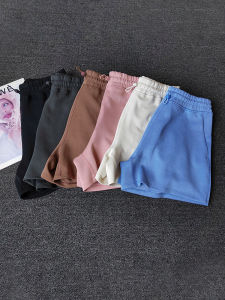 High Waist Modal Sports Shorts Womens Running Fitness Yoga Breathable A-Line Casual Versatile Sand Washed Summer Shorts