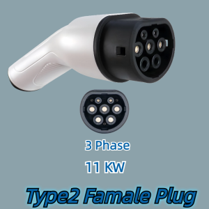 Kolanky EV Charger Female Plug Replacement 16/32A 3.6/7.2/11/22KW Charging Station Plug