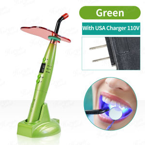 Colorful Dental LED Wireless Curing Light Curing Machine Resin Curing Cordless Dentist Equipment 440-480nm Wavelength