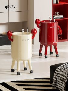CHUMX | Thùng Rác Nắp Di Động Dung Lượng Lớn Không Cần Cong Người