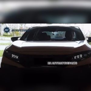 HONDA CIVIC FC FK 2016 2017 2018 2019 2020 2021 DIAMOND DRL SEDAN HATCHBACK HEAD LAMP