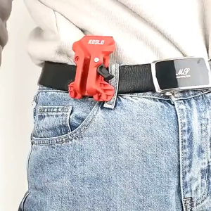 Quick Release Drill Holder Belt Clip High-hardness Self-locking Drill Belt Clamp Multipurpose Double-lock Tool Waist Hanger Tool Organizer