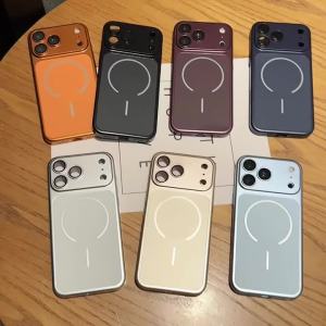 szhaiyu | Premium Shockproof Solid Color Phone Case For iPhone 18 17 16 15 14 13 Pro Max 17Air For Magsafe Magnetic Cover Funda Coque