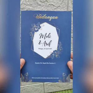(100 PCS) Undangan Nikah Murah Sehari Jadi