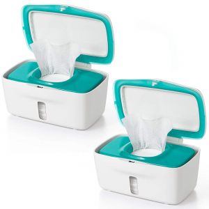 Large Size OXO Automatic Open Close Moisture Towel Divider Storage Box Imported from USA for Home Use Rectangular Plastic