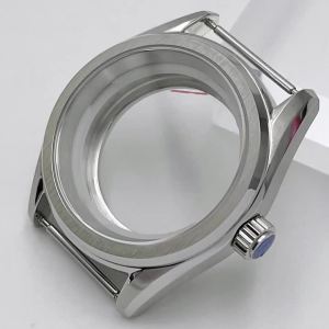 RICHUS 38mm Silver Black Rose gold Sterile Watch Case Sapphire Glass Fit NH35 NH36 NH34 NH38 NH70 NH72 ETA2824 PT5000 Movement