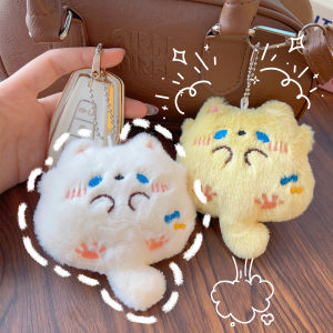 【♡Lovely girls house♡】5Pcs ที่ใส่กุญแจจี้กระเป๋ากระเป๋าพวงกุญแจของเล่นรูปแมวตัวเล็กตุ๊กตาตัวการ์ตูนน่ารัก
