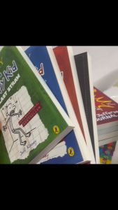 16 ชิ้น/เซ็ตภาษาอังกฤษหนังสือภาพ Diary of a Wimpy เด็กการ์ตูนสะพานนวนิยายเด็กทุกวันอ่านหนังสือกล่องบรรจุเด็กอายุ 6-12