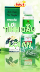 Tinh Dầu Lợi An 20ml Chính Hãng Bôi Ho Khò Khè Cho Bé Hiệu Quả Baby-S – SI026