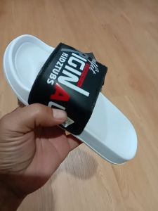 KIDZTUBS Sandal Anak Laki-Laki Karet Slip On Selop Slide Jepit Karakter Hitam 6-10 Tahun Kaki Fashion