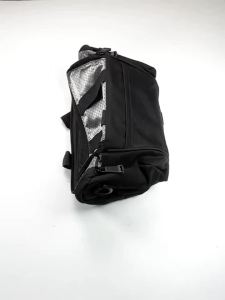 Small Bicycle Handle Bar Bag Handy Front Bike Bags Storage Pouch Pack with Shoulder Strap Little Mountain Road Bike Barrel Bag