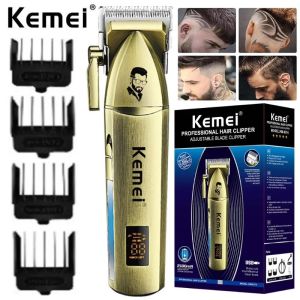 Kemei KM-6374 Hair Clipper Hair Trimmer For Men Adjustabletwo Speed Razor Rechargeable Hair Cut Machine