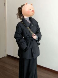 CHANGTONG | Fashionable Fitted Thickened Cotton Coat Female