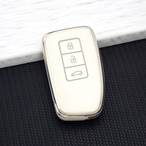3 Buttons TPU Remote Car Key Shell Fob Fit for Lexus ES250/300 GS300/450 NX200/300 RX300/450 LX570 XM38 Smart Car Key Shell Case