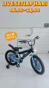 Sepeda Anak Roda 3 BMX CLARION 9923 Ukuran 12 / 16 / 18 Inch Ban Jumboo