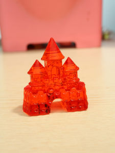 Acrylic Crystal Transparent Castle Jewelry Princess Gemstone Decorations Small Gift Toy for Boys And Girls Children Reward