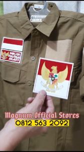 Logo PPP BARU dan LAMA Kemeja Tactical PDL Army S - 5XL BONUS FREE 5 Emblem Patch Prepet Perekat Velkro