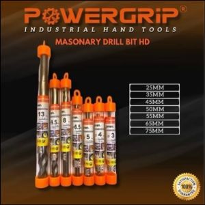 10PCS POWERGRIP MASONRY DRILL BIT IMPACT DRILL 3MM 4MM 5MM 6.5MM 8MM 9.5MM 13MM