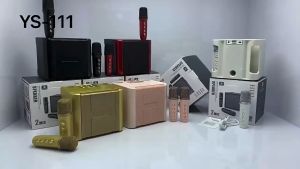 YS111 K Song Bluetooth Speaker Microphone Audio Integrated Intelligent KTV Mini Audio Super Long Standby Outdoor Portable Charging
