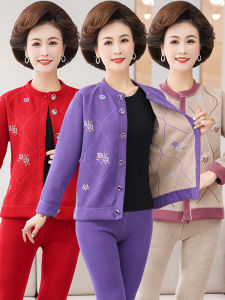 QINNONG | Womens Thickened Warm Sweater Set