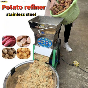 CHUANGCHAO Electric wet grinder Electric wet pulverizer for Home Kitchen Use Salad Maker Machine for Fruits Vegetables Cheese Grate Tubers Grinder