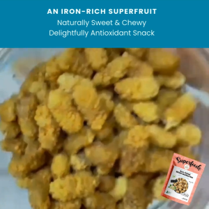 Bundle Deal: Natures Superfoods Organic Mulberries 125g x2 Packs Snack l Iron Antioxidants l Naturally Sweet (HALAL Certified)