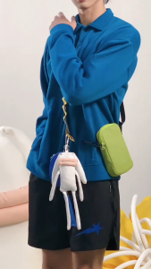 Túi nhỏ đeo chéo PONPON BAG màu đỏ 1111CRO0001 - TMB of Vascara