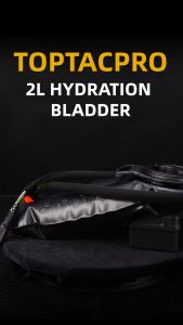 TOPTACPRO Tactical 2L Hydration Bladder Water Bag Foldable Outdoors Anti Leakage Water Storage Bag Tactical Water Bladder 8908