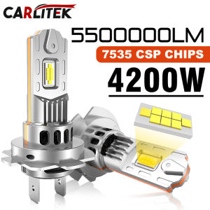 H7 LED Bulb H4 Headlight for Car CANBUS 4200W High Power Auto Lights 6500K Mini Wireless Turbo Fan Automobile LED Headlamp 12V
